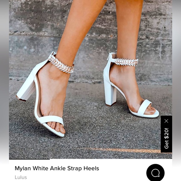 Lulus Shoes - Lulus wedding heels Mylan rhinestone sz 8
